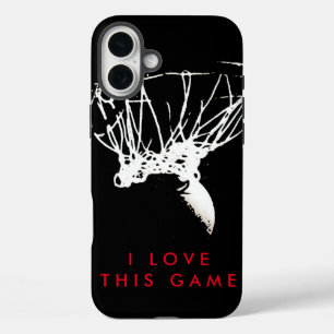 Pop Art Love Basketball Game  iPhone 16 Plus Case