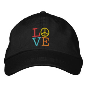 Pop Art LOVE Embroidered Hat