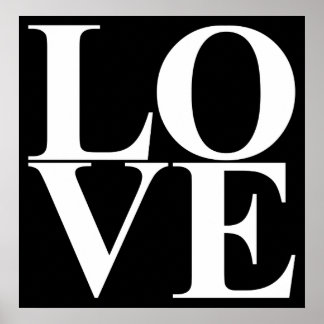 Pop Art LOVE Poster