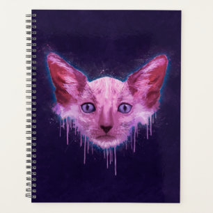 Pop Art Lykoi Werewolf Cat Planner