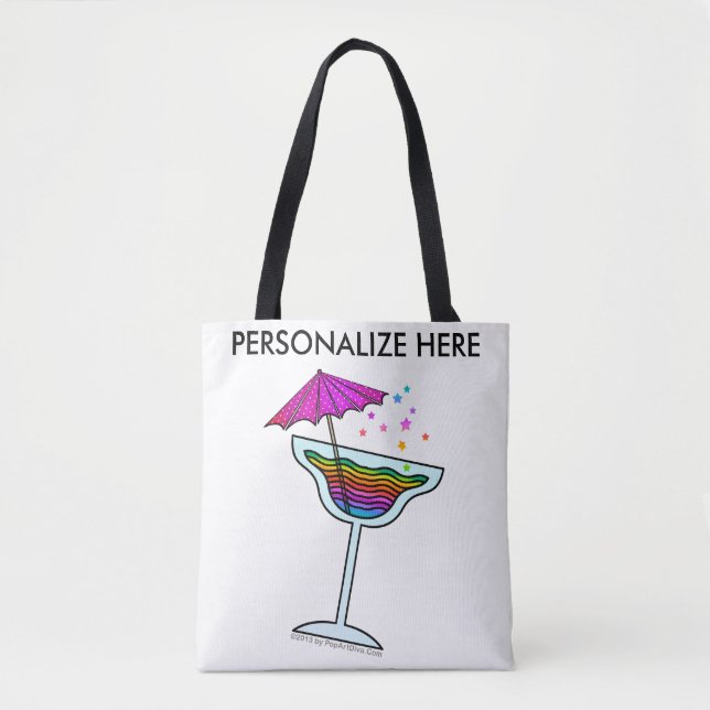POP ART MARGARITAS TOTE BAG (Front)