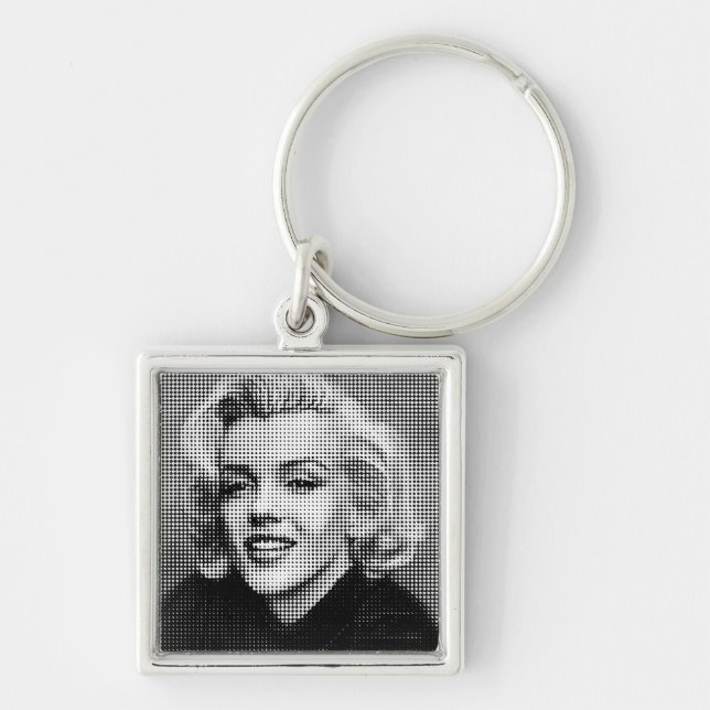 Pop Art Marilyn Key Ring (Front)