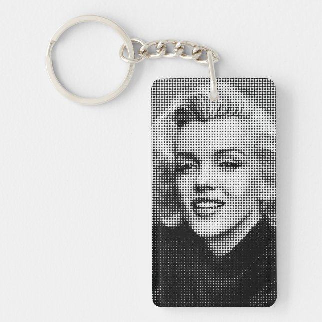 Pop Art Marilyn Key Ring (Front)