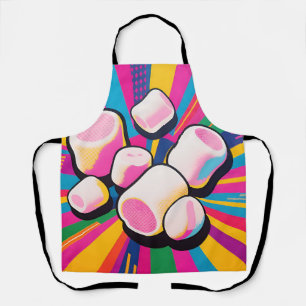 Pop Art Marshmallow Explosion Apron