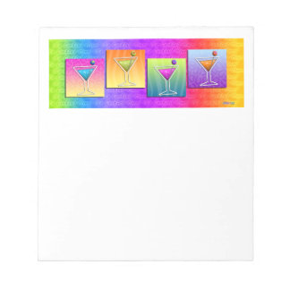 Pop Art MARTINIS NOTEPAD