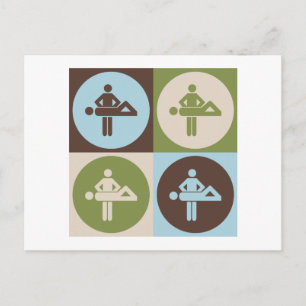 Pop Art Massage Postcard