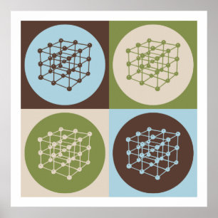 Pop Art Materials Engineering Poster