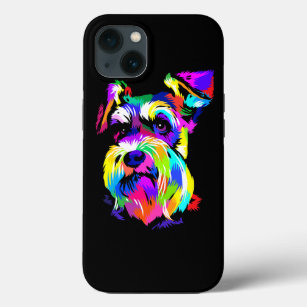 Pop Art Miniature Schnauzer Dog Animal Lovers Keep Case-Mate iPhone Case