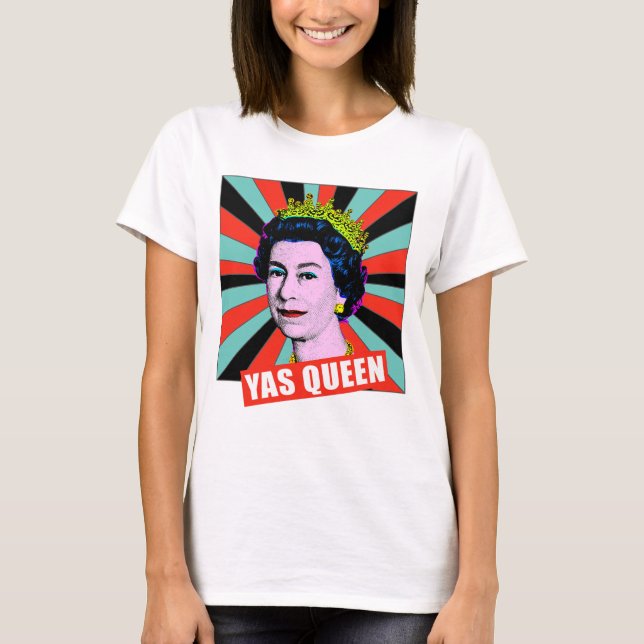 Pop art Modern fun HM Queen T-Shirt (Front)