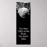 Pop Art Motivational Quote Basketball Poster<br><div class="desc">Panoramic Basketball Posters - I Love This Game. Popular Sports - Basketball Game Ball Image.</div>