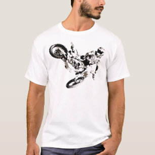Pop Art Motocross Motorcyle Sport T-Shirt