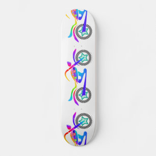 Pop Art MOTORCYCLE Skateboard