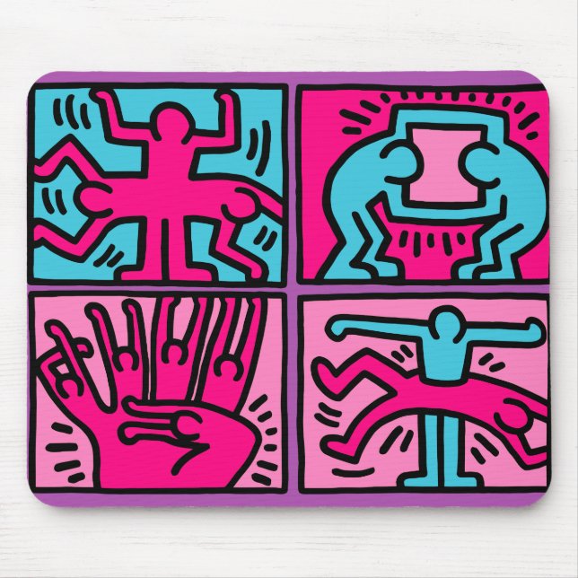 pop art mouse mat (Front)