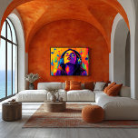 Pop Art Music Lover – Headphone Groove Art Poster<br><div class="desc">This vibrant pop art music scene captures the bliss of listening to music, featuring a person immersed in sound with bold, colourful headphones. Perfect for music lovers, this artwork bursts with colour and energy, ideal for music rooms, living spaces, or as a gift for someone who lives for the beat....</div>