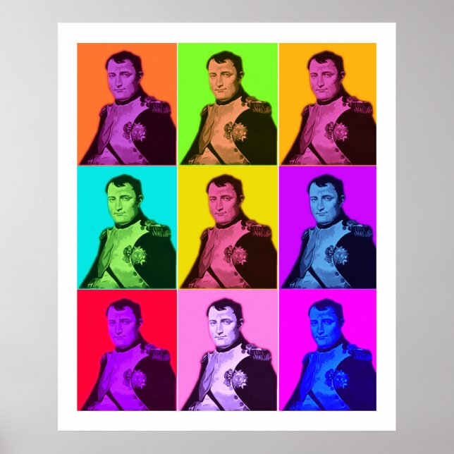 Pop Art Napoleon Poster (Front)