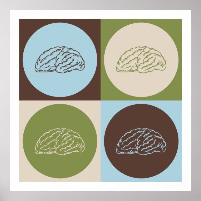 Pop Art Neuroscience Poster (Front)