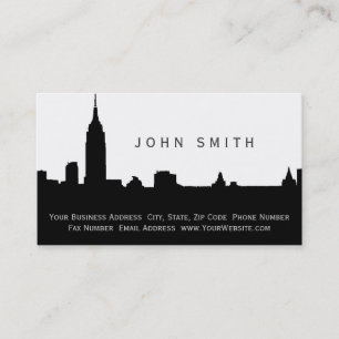 Pop Art New York City Business Card