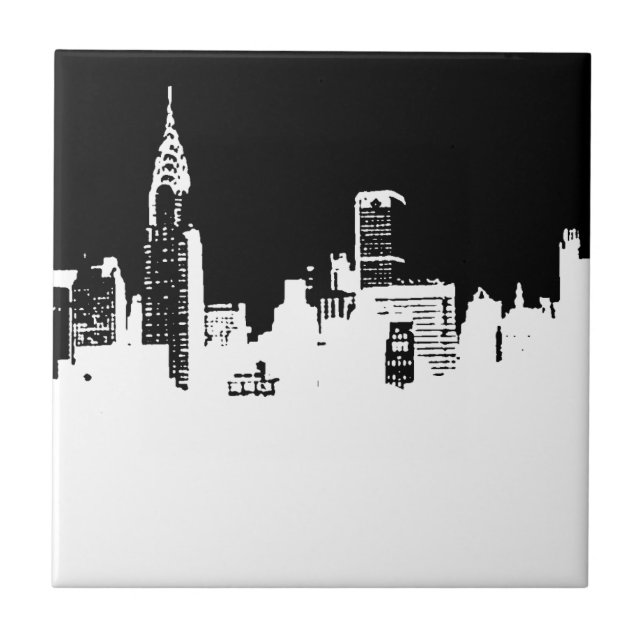 Pop Art New York City Ceramic Tile (Front)