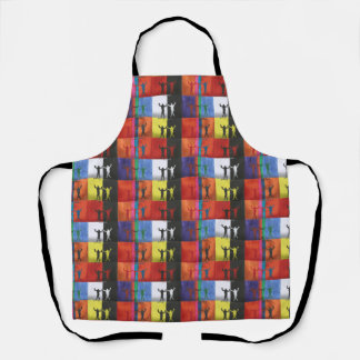 Pop art no.1 by Yeshaya Dank - unity & harmony Apron