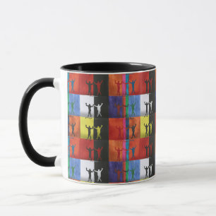 Pop art no.1 by Yeshaya Dank - unity & harmony Mug