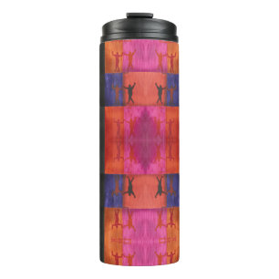 Pop art no.1 by Yeshaya Dank - unity & harmony Thermal Tumbler