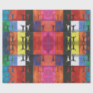 Pop art no.1 by Yeshaya Dank - unity & harmony Wrapping Paper
