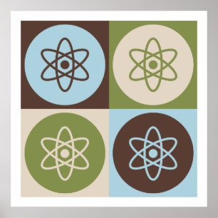 Pop Art Nuclear Physics Poster