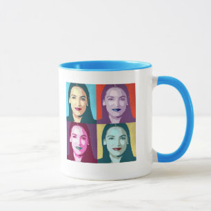 Pop Art Ocasio-Cortez Mug