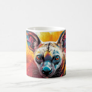 Pop art of an African wild dog. known as a lycaon. Coffee Mug
