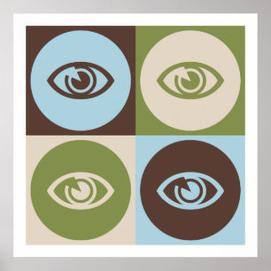 Pop Art Optometry Poster