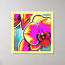POP-ART ORCHIDES - On-screen printing