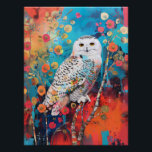 Pop Art Owl Decoupage Poster<br><div class="desc">Add a vibrant and artistic flair to your decor with the Pop Art Owl Decoupage Poster. Featuring a colourful and bold pop art-style illustration of an owl, this poster is perfect for decoupage projects, adding a modern and eye-catching element to your home. Ideal for creating a contemporary and playful atmosphere...</div>