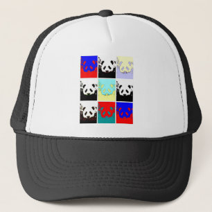 Pop Art Panda Trucker Hat