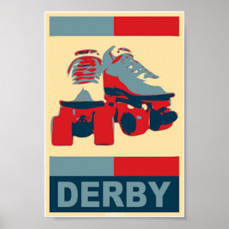 Pop Art  Patriotic Derby Poster