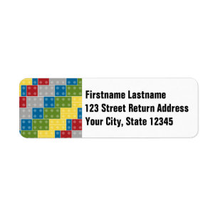 Pop Art Pattern Colourful Bricks for Boys