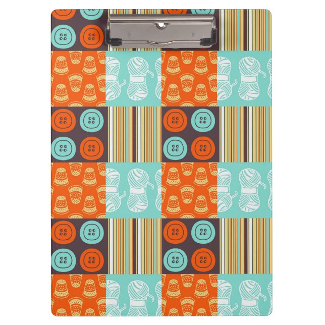 Pop-art pattern - sewing clipboard (Front)