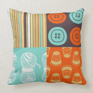 Pop-art pattern - sewing cushion