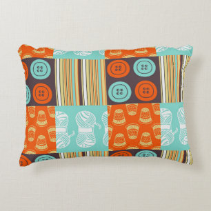Pop-art pattern - sewing decorative cushion