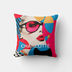 Pop Art Photo Collage  Cushion