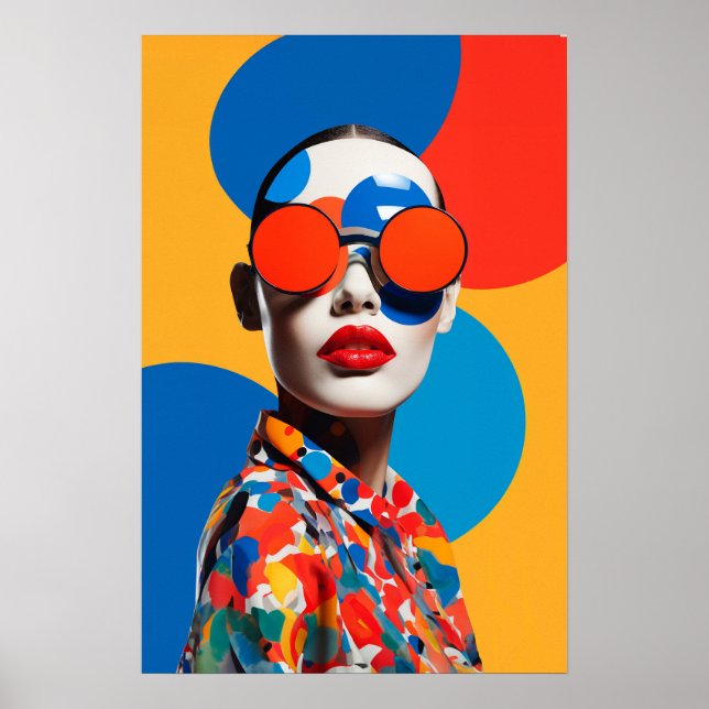 Pop Art Photo Collage  Poster (Front)