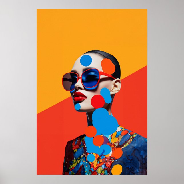 Pop Art Photo Collage  Poster (Front)