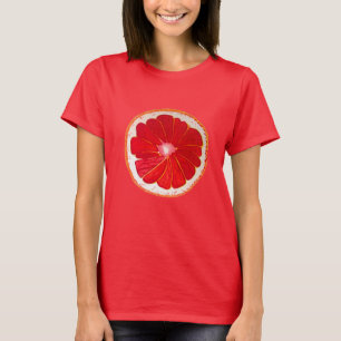 Pop art pink grapefruit original watercolour T-Shirt