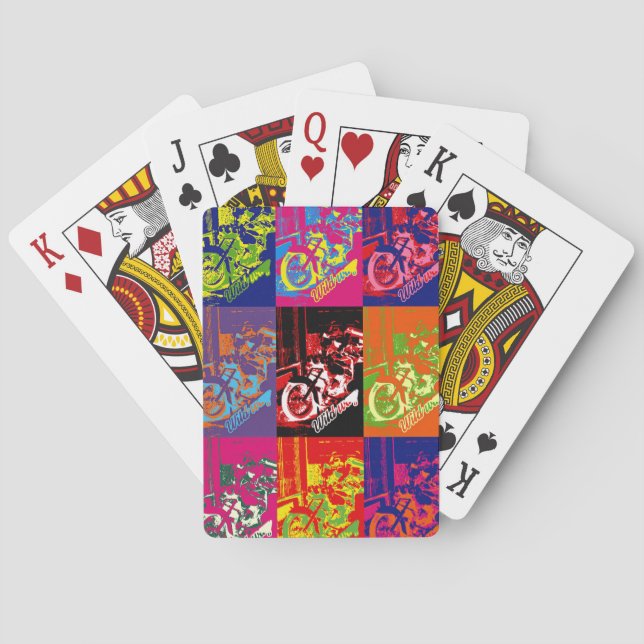Pop art playing cards (Back)