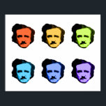 Pop Art Poe Poster<br><div class="desc">Pop Art Poe (Edgar Allan Poe)</div>