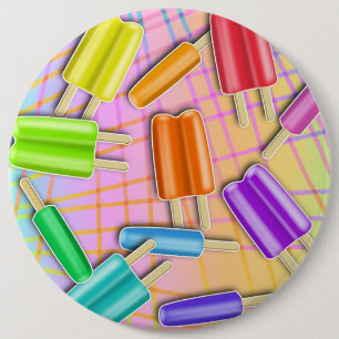 POP ART POPSICLES 6 CM ROUND BADGE