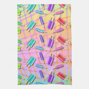 POP ART POPSICLES TEA TOWEL