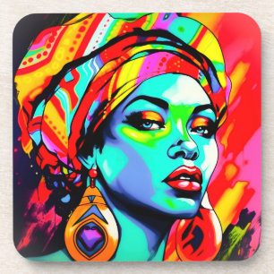 Pop Art Portrait Coaster