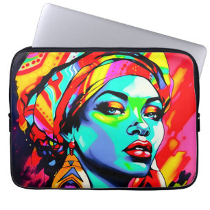 Pop Art Portrait Laptop Sleeve