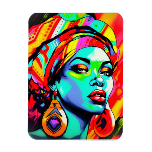 Pop Art Portrait  Magnet