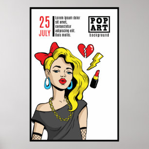 Pop art poster
